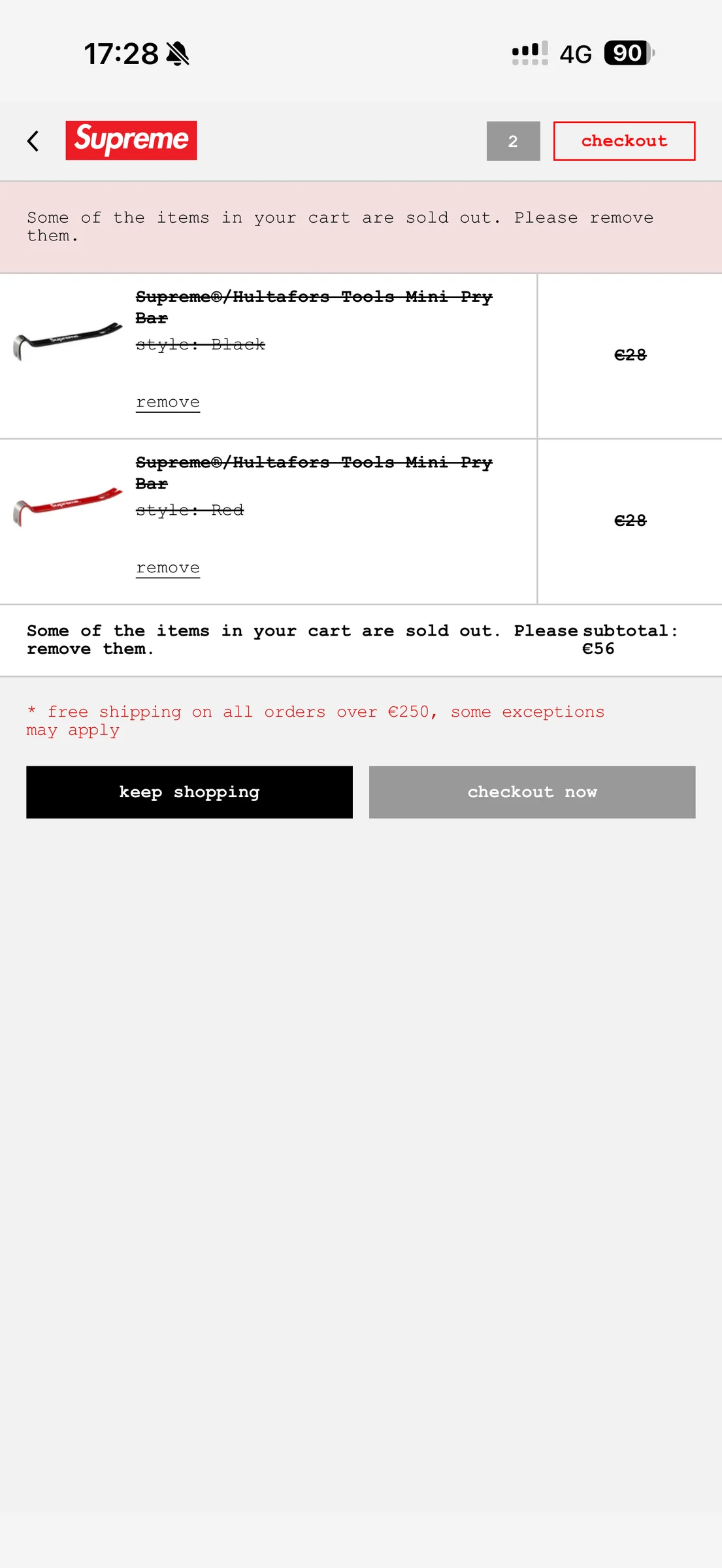 Ez most nem jött össze #supreme